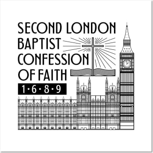 Reformed christian art. Second London Baptist Confession of Faith - 1689. Posters and Art